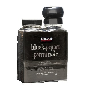 Black Pepper with Grinder and Refill